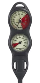 Scubapro 2 Gauge U-Line Console (Plastic Pressure Gauge + Depth) Bar