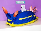 Oceanarium Nudibranch in Blue Tissue Box Cover (Big)