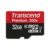 Transcend 32GB Micro SDHC Class10 300X