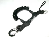 140mm Coil Lanyard with Stainless Steel Snap