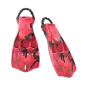 Scubapro Jet Fin w/Spring Strap Red Camo 4-colors Mix