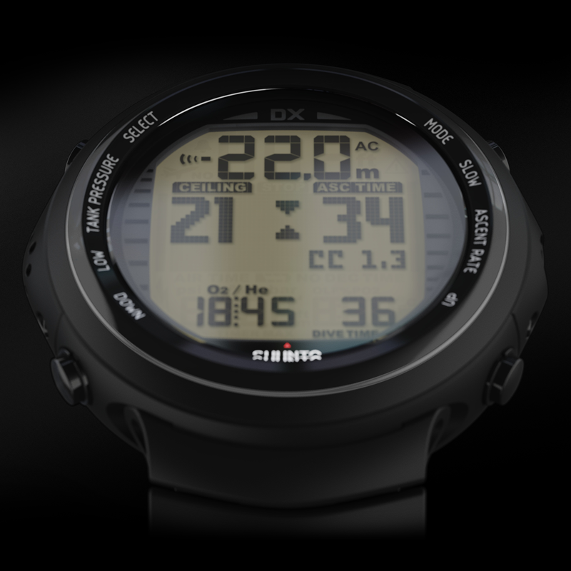 Suunto dx black elastomer hotsell
